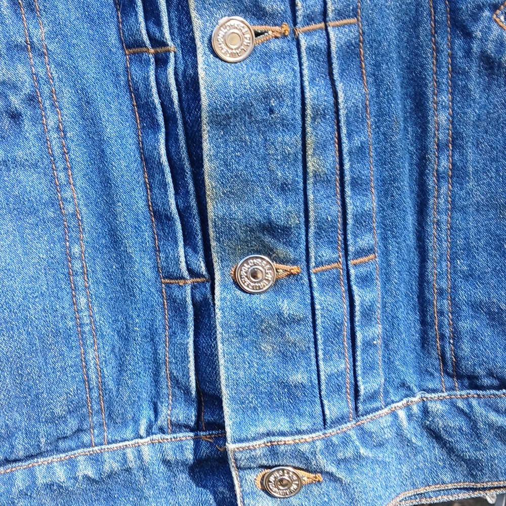 Ralph Lauren women's denim trucker jacket. sz M - Picture 11 of 12